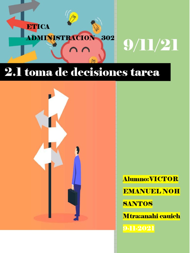 Toma de Decisiones y Madurez | PDF | Crecimiento personal y profesional