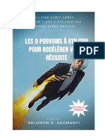 Les 9 Pouvoirs À Utiliser Pour Accelerer Votre Reussite Nouvelle Edition