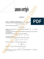 Examens Avec Corriges Et Des Controles Continues de Module Mesures Et Intégration