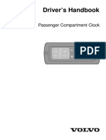 Driver's Handbook: Passenger Compartment Clock