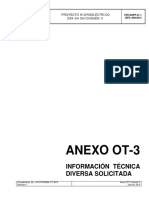 Anexo Ot-3: Información Técnica Diversa Solicitada
