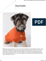 Life is Ruff Knit Dog Sweater AllFreeKnitting.com