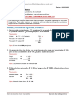 R. Matemático - Operaciones Con Números Naturales I - CLASE