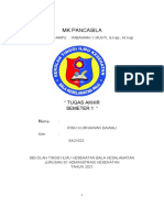 Tugas Akhir Semester 1 MK Pancasila Riski Kurniawan Dawali (Sa21023)