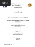 Rapport de Stage Elodie Roche