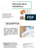 Clasificación de La Estadística