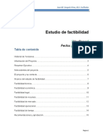 Modelo de Estudio de Factibilidad de Un Proyecto (HouSpace) 2021