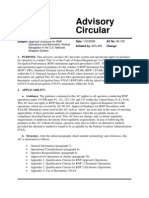 FAA Advisory Circular on RNP Operations and Barometric VNAV