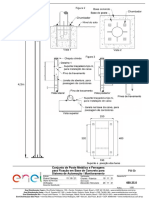 PM-BR 480.35.0 - Conjunto de Poste Metálico e Ferragens