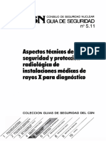 GSG-05.11 Aspectos Tecnicos de Seguridad y Proteccion Radiologica de Instalaciones Medicas de Rayos X Para Diagnostico OCR