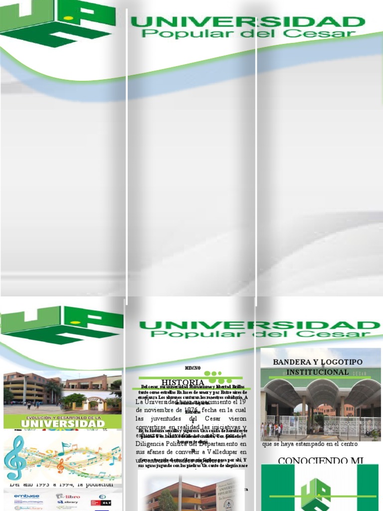Logo y Bandera de la Universidad Popular del Cesar | PDF