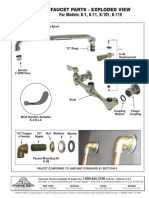 Faucet Parts - Exploded View For Models: K-1, K-11, K-101, K-119