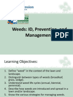 Weed ID - Prevention - Management