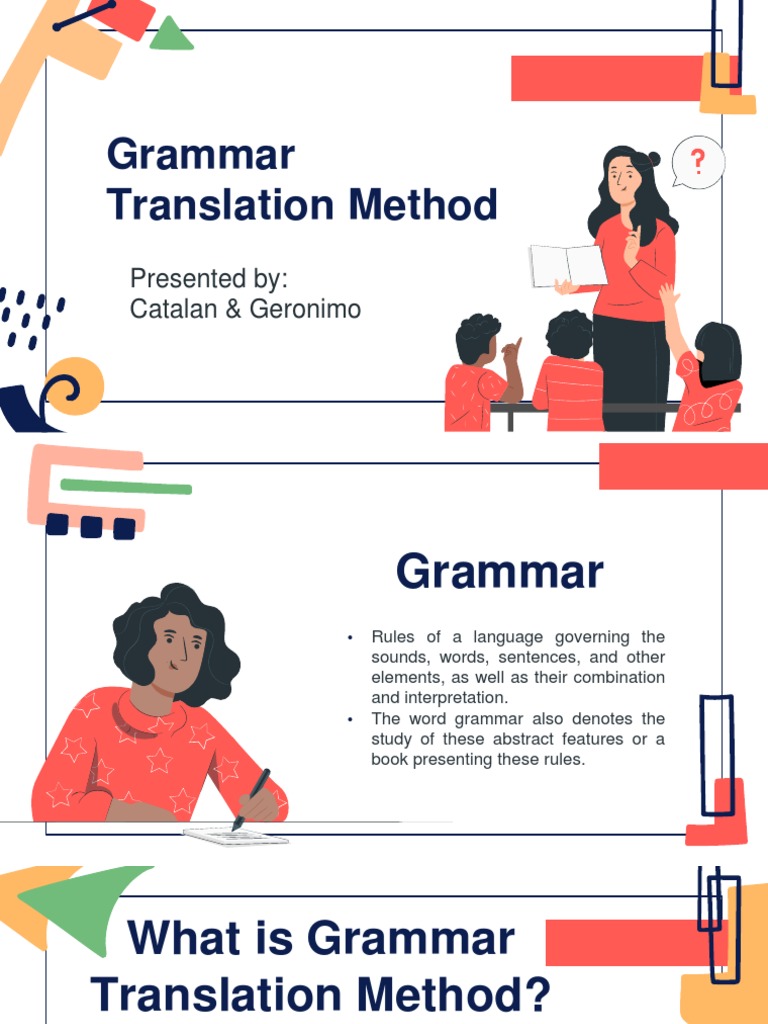 Grammar Translation PDF Translations Grammar