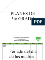 PLANES GENERALES DE TODAS LAS CLASES Doceava Semana 5,6,7,8 Y 9no Grado
