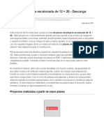 Planos de pérgola escalonada de 12 × 20 - Descarga gratuita del PDF
