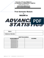 Advance Statistics Module