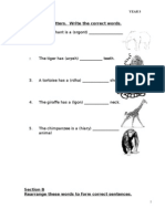 English Y3 Final Exam 2010