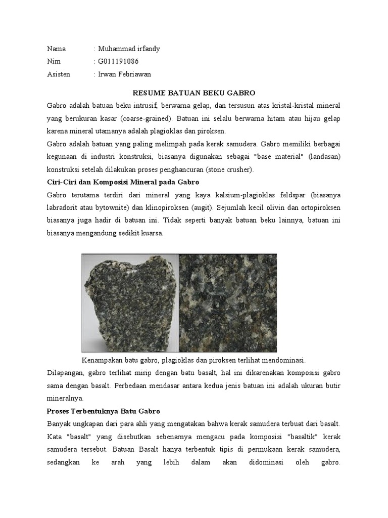 Gabro | PDF | Sains & Matematika