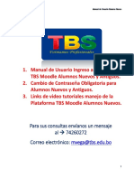 Tutorial Plataforma TBS Moodle