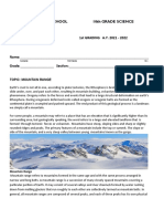 G10 SL 5 - Mountain Ranges Ay 2021-2022