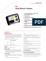 Residual Current Device Testers: RCDT300 Series