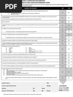 Health Declaration Screening Form