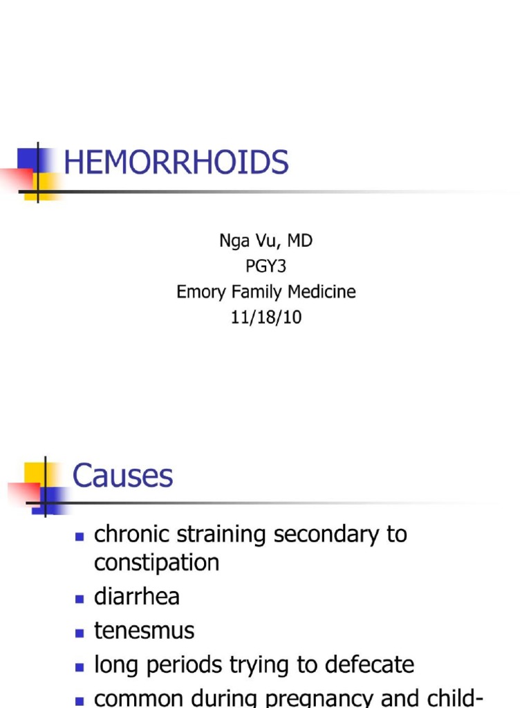 Hemorrhoids PDF