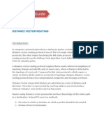 Distance Vector Routing