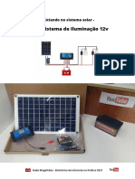 Micro Sistema Iluminação Solar 1.2 + Tabela Dimensionamento