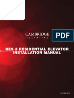 Bes 3 Residential Elevator Installation Manual: OCTOBER 2019