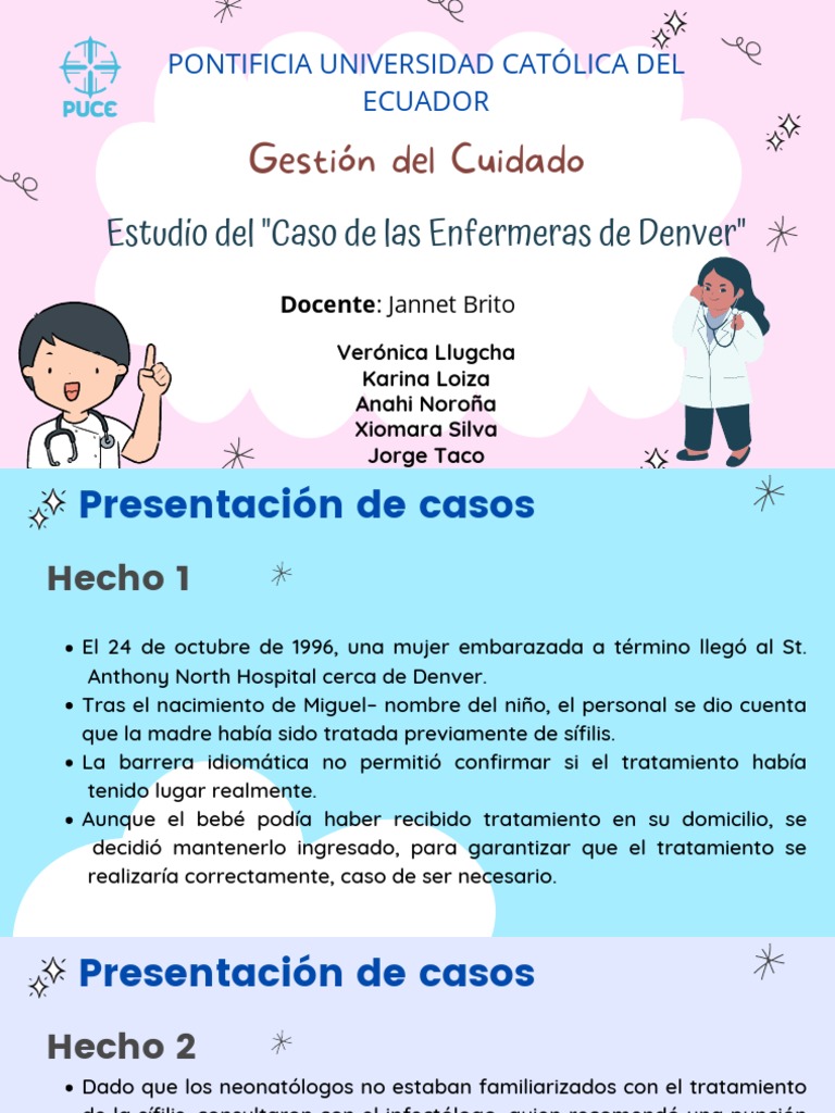 Estudio Del Caso de Las Enfermeras de Denver | PDF | Medicamentos con ...