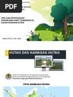 Persetujuan Penggunaan Kawasan Hutan | PDF