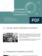 Principio de transfusión Goebbels