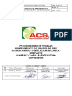 Mantenimiento preventivo de equipos de ventilación