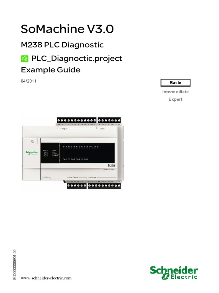 Somachine V3.0: M238 PLC Diagnostic PLC - Diagnoctic - Project Example ...