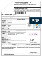 Admit-Card For Computer-Based Test (CBT)
