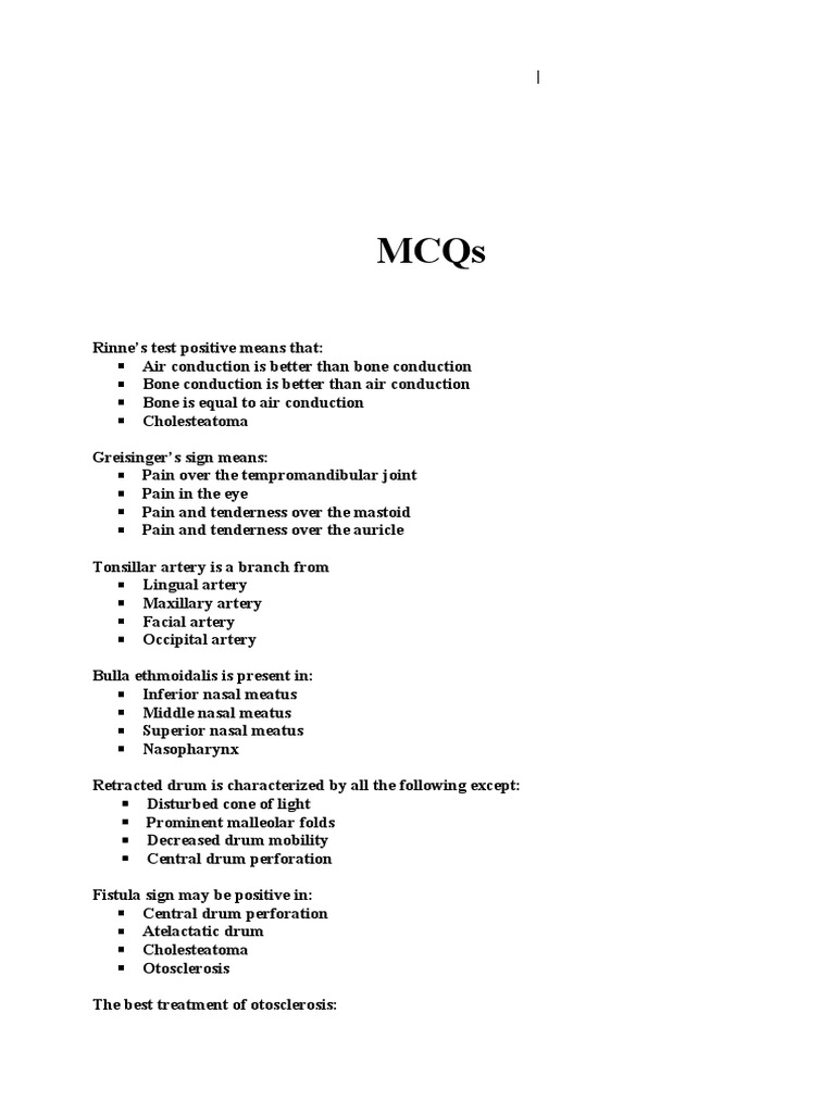 MCQs