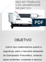 Segurança No Trabalho Uso Grampeador Pneumático