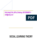 Social Learning Theory by Erdi