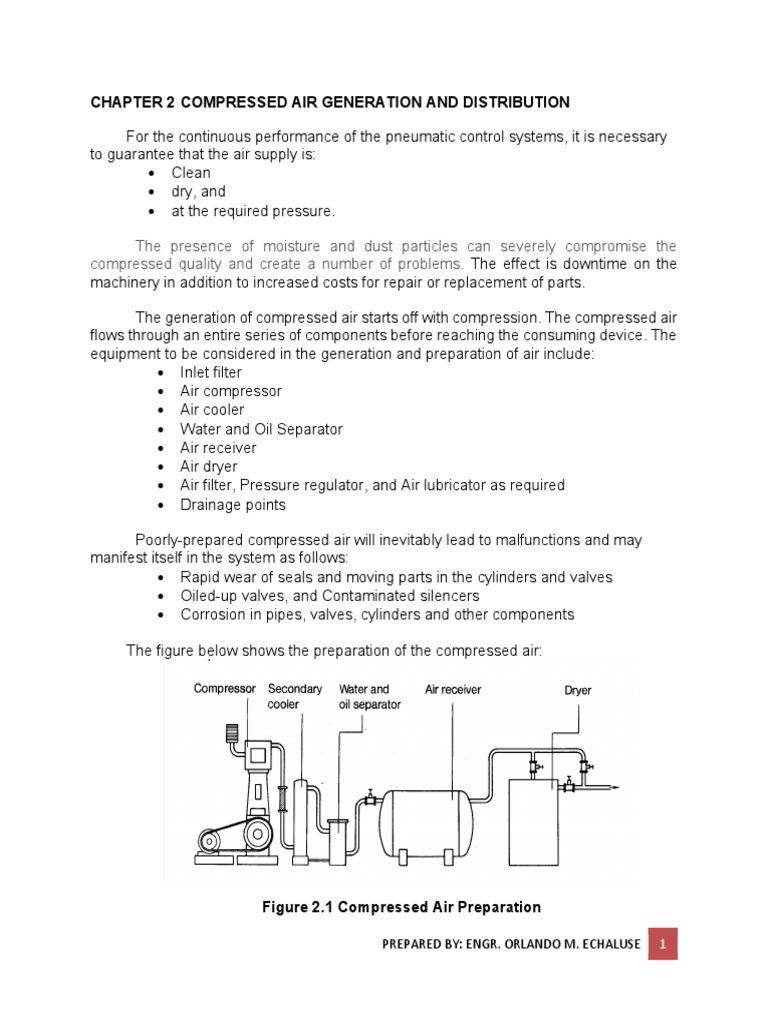 Compressed Air Generation & Distribution Guide | PDF | Piston | Process ...