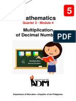 Mathematics: Multiplication of Decimal Numbers