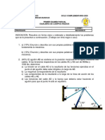 Equilibrio de cuerpos rigidos - Parcial 1