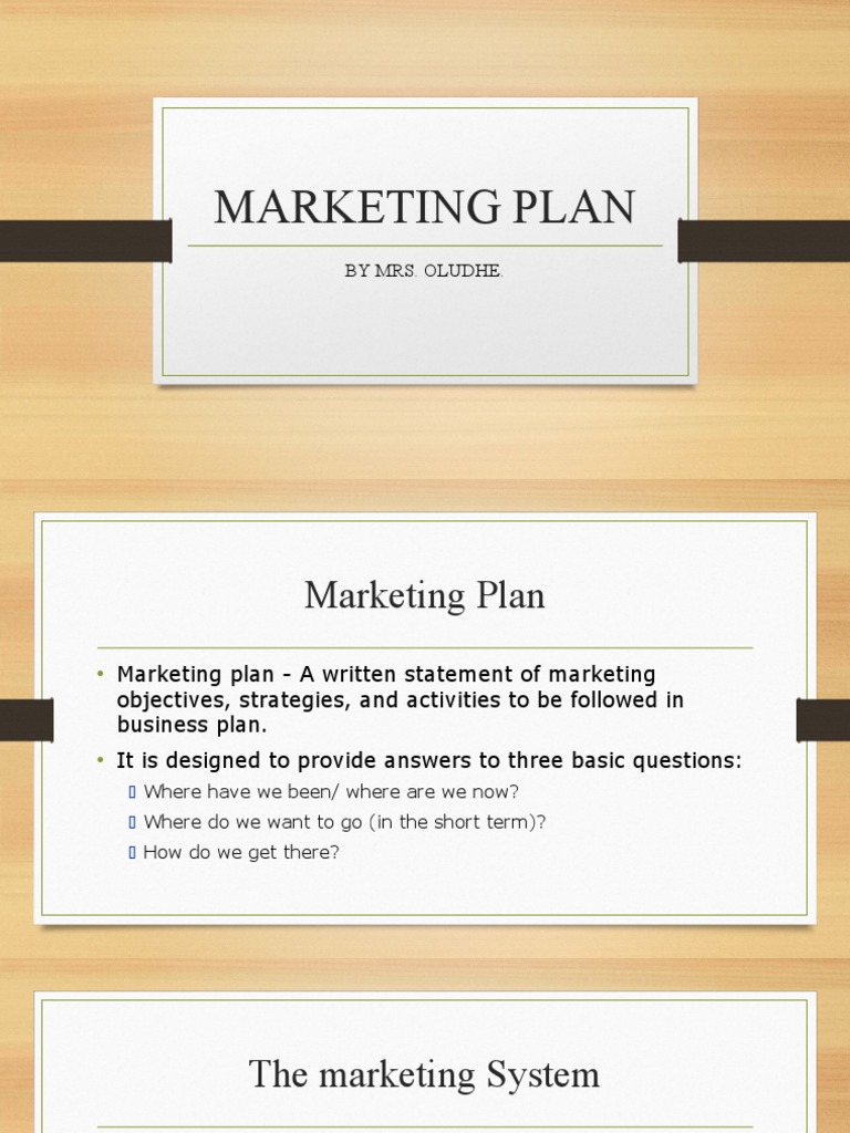 Comprehensive Marketing Plan Overview | PDF | Marketing | Retail