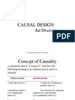 Causal Design: An Overview: Dr. Sanjay Rastogi, IIFT, New Delhi