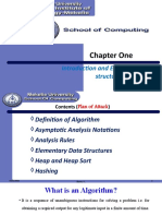 Introduction and Elementary Data Structures: Chapter One