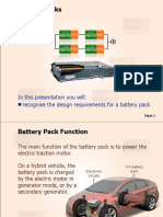 Battery Packs: in This Presentation You Will: Recognise The Design Requirements For A Battery Pack