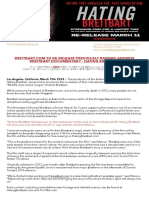 Hating Breitbart 10 Year Anniversary Press Release