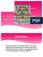 Doctrina en Derecho Agrario