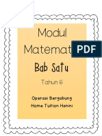 Operasi Bergabung Bab 1 Matematik Tahun 6